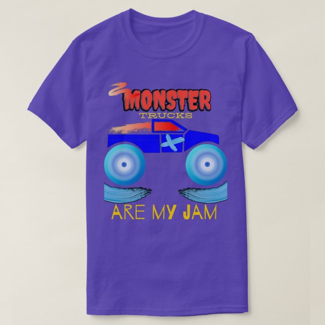 Camiseta camiones monstruo son mi mermelada Monster Camión  (Diseño del anverso)
