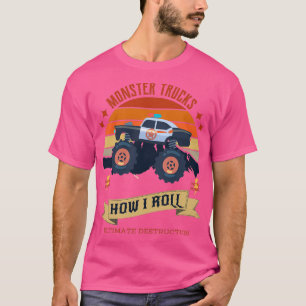 Camiseta Camiones Monstruos Cómo Giro 29