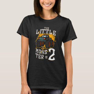 Camiseta Camiones Monstruos De Hermanos Familiares Cumpleañ