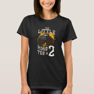 Camiseta Camiones Monstruos De Hermanos Familiares Cumpleañ