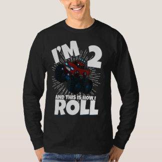 Camiseta Camiones Monstruos De Hermanos Familiares Cumpleañ