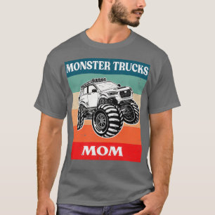 Camiseta Camiones Monstruos de Monstruo Retro para Mamá