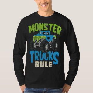 Camiseta Camiones monstruosos dominan el gran camión atasco