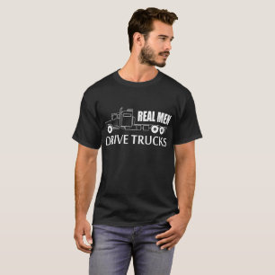Camiseta Camiones reales de la impulsión de los hombres
