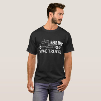 Camiseta Camiones reales de la impulsión de los hombres