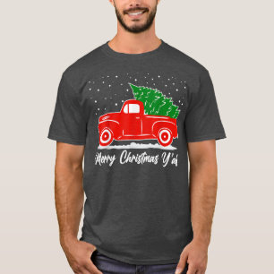 Camiseta Camiones rojos Navidades Feliz Navidad