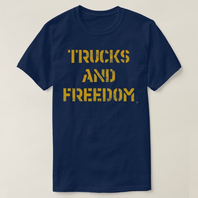 Camiseta Camiones Y Libertad (Diseño del anverso)