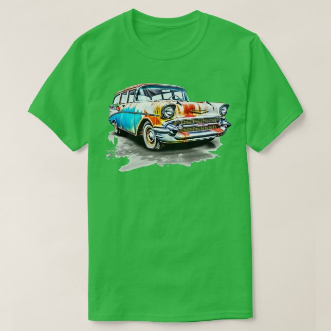 Camiseta Camioneta Chevy 1957 (Diseño del anverso)
