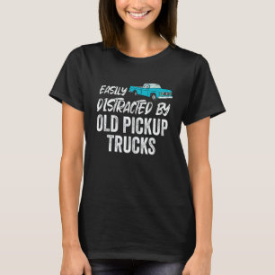 Camiseta Camioneta Clásica de Cuerpo Cuadrado Antigua Squar