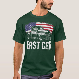 Camiseta Camioneta Clásica de Primera Generación Camioneta 