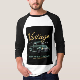Camiseta Camioneta Clásica Poder Bruto Hombres