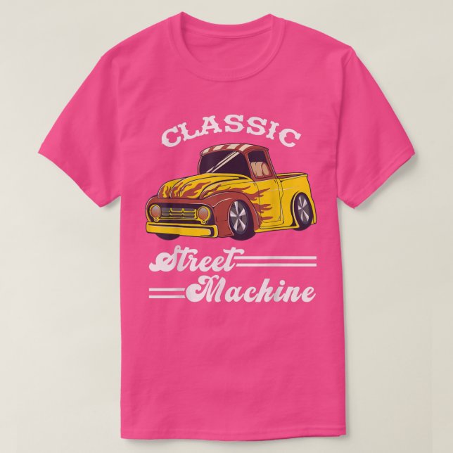 Camiseta Camioneta Clásica Street Machine Camioneta Persona (Diseño del anverso)