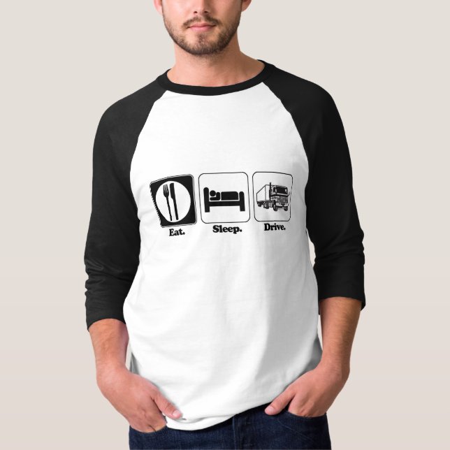 Camiseta camioneta de dormir (Anverso)