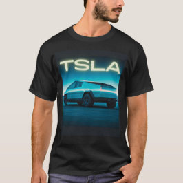 Camiseta Camioneta Eléctrica Futurista