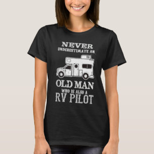 Camiseta Camioneta piloto caravana divertida caravana campi