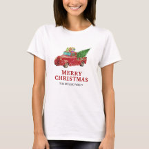 Camioneta Roja Vintage de Navidad