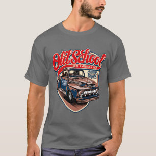 Camiseta Camioneta Vintage 1932 de Acero a la Antigua