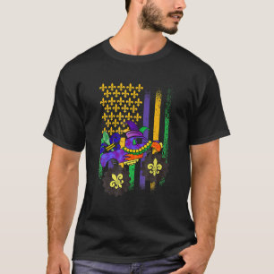 Camiseta Camionetas de camionetas Bandera Estadounidense Ca