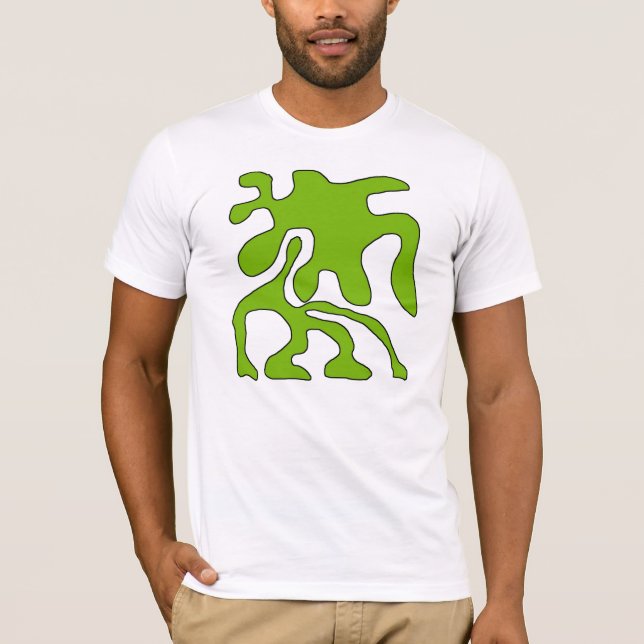 Camiseta ¡Camisa Amoeba Verde! (Anverso)