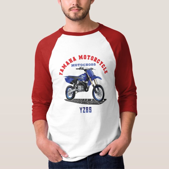 Camiseta Camisa-camiseta Personalizado YAMAHA YZ85 (Anverso)