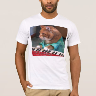 Camiseta ¡Camisa de Bento del gato del teclado!