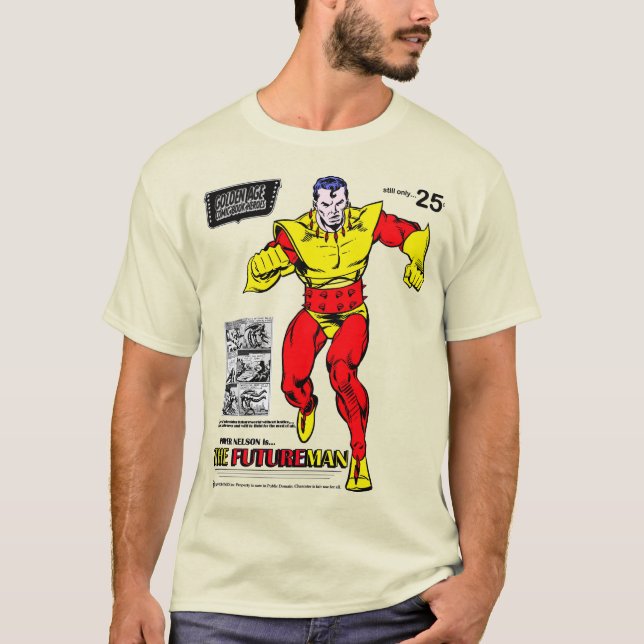 Camiseta -Camisa de Cómic de -THE FUTUREMAN- (Anverso)