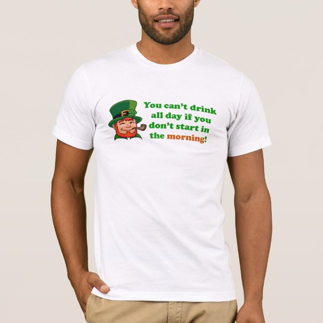 Camiseta ¡Camisa de Drinkin del día del St. Patty!! (Anverso)