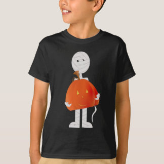 Camiseta ¡Camisa de Halloween de la calabaza de la momia