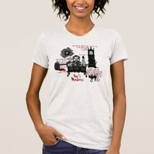 Camiseta "Camisa de la locura del Poe"