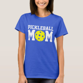Camiseta "Camisa de la mamá de Pickleball" (azul)