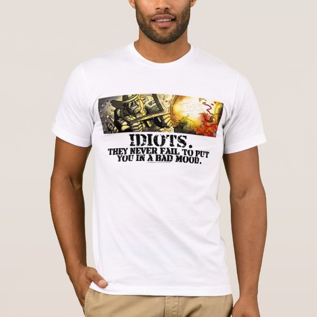 Camiseta "Camisa de los idiotas de la herencia del soldado" (Anverso)