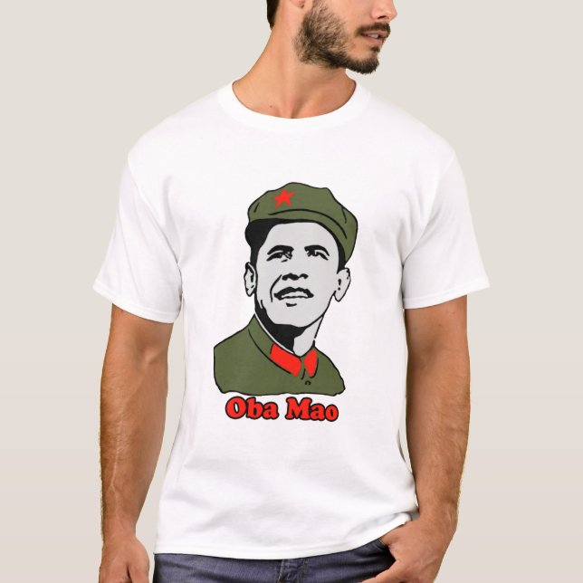 Camiseta ¡Camisa de Obama Mao para la nación de la reserva! (Anverso)