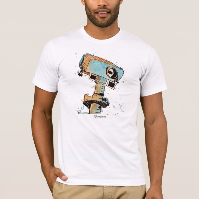 Camiseta ¡camisa de Selfie del @SarcasticRover! (Anverso)