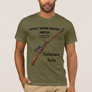 Camiseta ¡Camisa del francotirador de la PU de Mosin Nagan