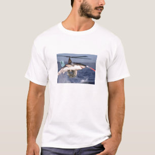 Camiseta ¡Camisa del funcionario del Heli-Tiburón!