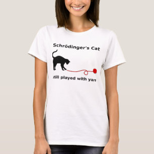 Camiseta "Camisa del gato de Schrödinger" (luz)