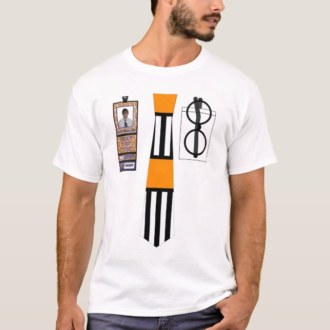 Camiseta "Camisa del lazo del árbitro del hockey" (Anverso)