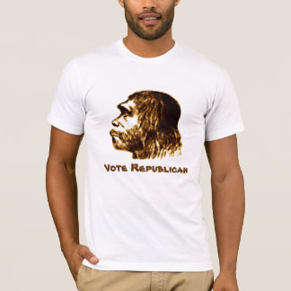 Camiseta "Camisa del Neanderthal del republicano del voto"