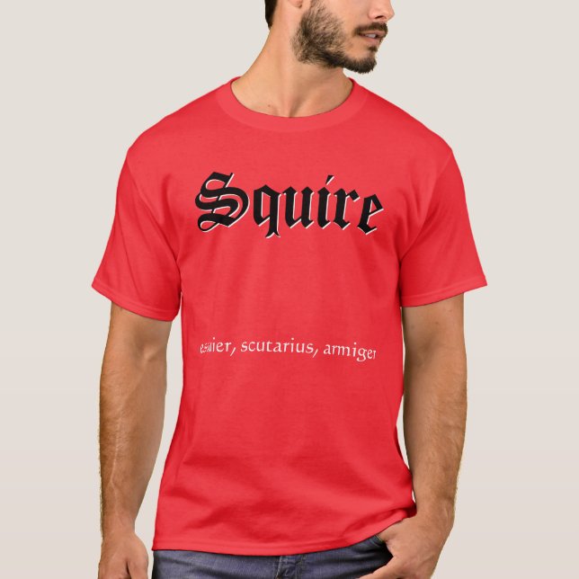 Camiseta Camisa: Escudero (Anverso)