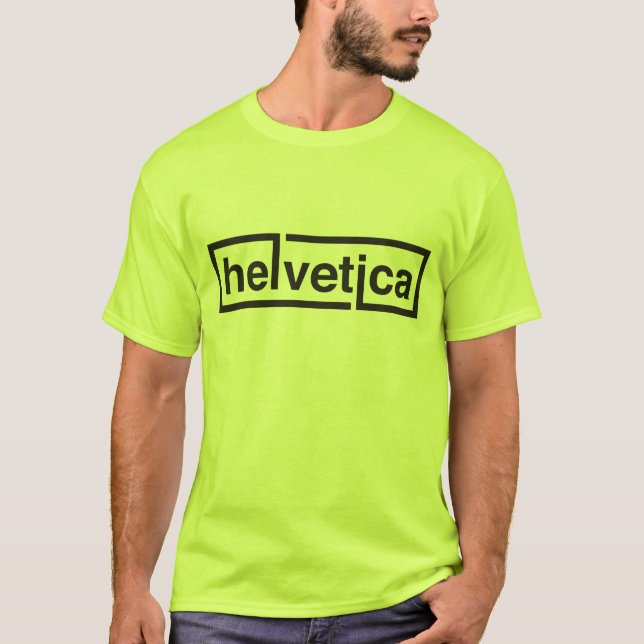 Camiseta ¡Camisa Helvética del artista! (Anverso)