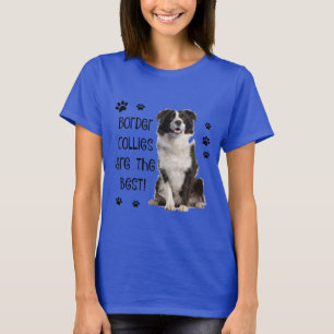 Camiseta ¡Camisa linda del perro! ¡Los borderes collies s