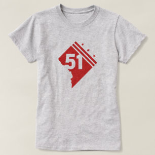 Camiseta Camisas 51ª del estado de Washington DC