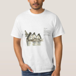 Camiseta Camisas a medida de los pingüinos de las Galápagos