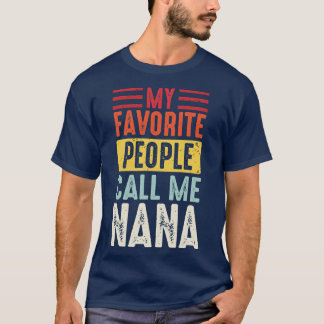 Camiseta Camisas Abuelas Vintage Mi Gente Favorita Me Llama