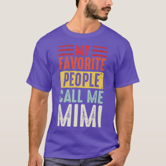 Camiseta Camisas Abuelas Vintage Mi Gente Favorita Me Llama
