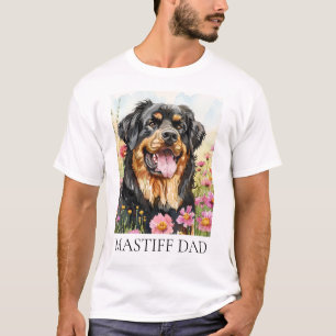 Camiseta Camisas acuáticas tibetanas de mastiff Dad