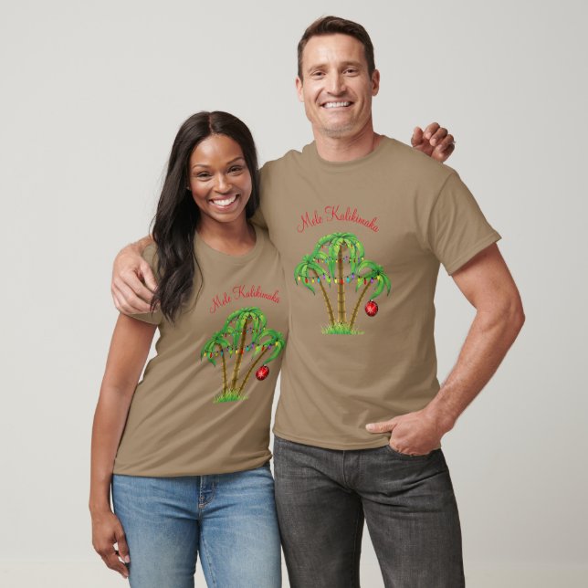 Camiseta Camisas adultas de vacaciones Mele Kalikimaka (Unisexo)