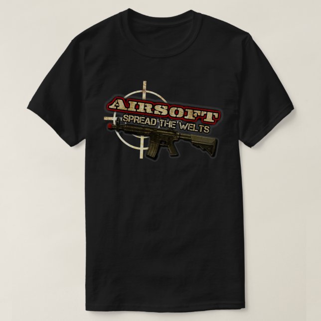 Camiseta Camisas Airsoft para Airsoft reparten la pelota de (Diseño del anverso)