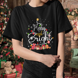 Camiseta Camisas, amarras y brillantes de los Navidades de 