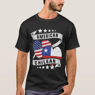 Camiseta Camisas americanas y chilenas mitad americanas